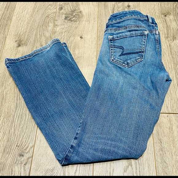 American Eagle Blue Jeans Size 0 Short Stretch RN 54485 - Picture 3 of 13